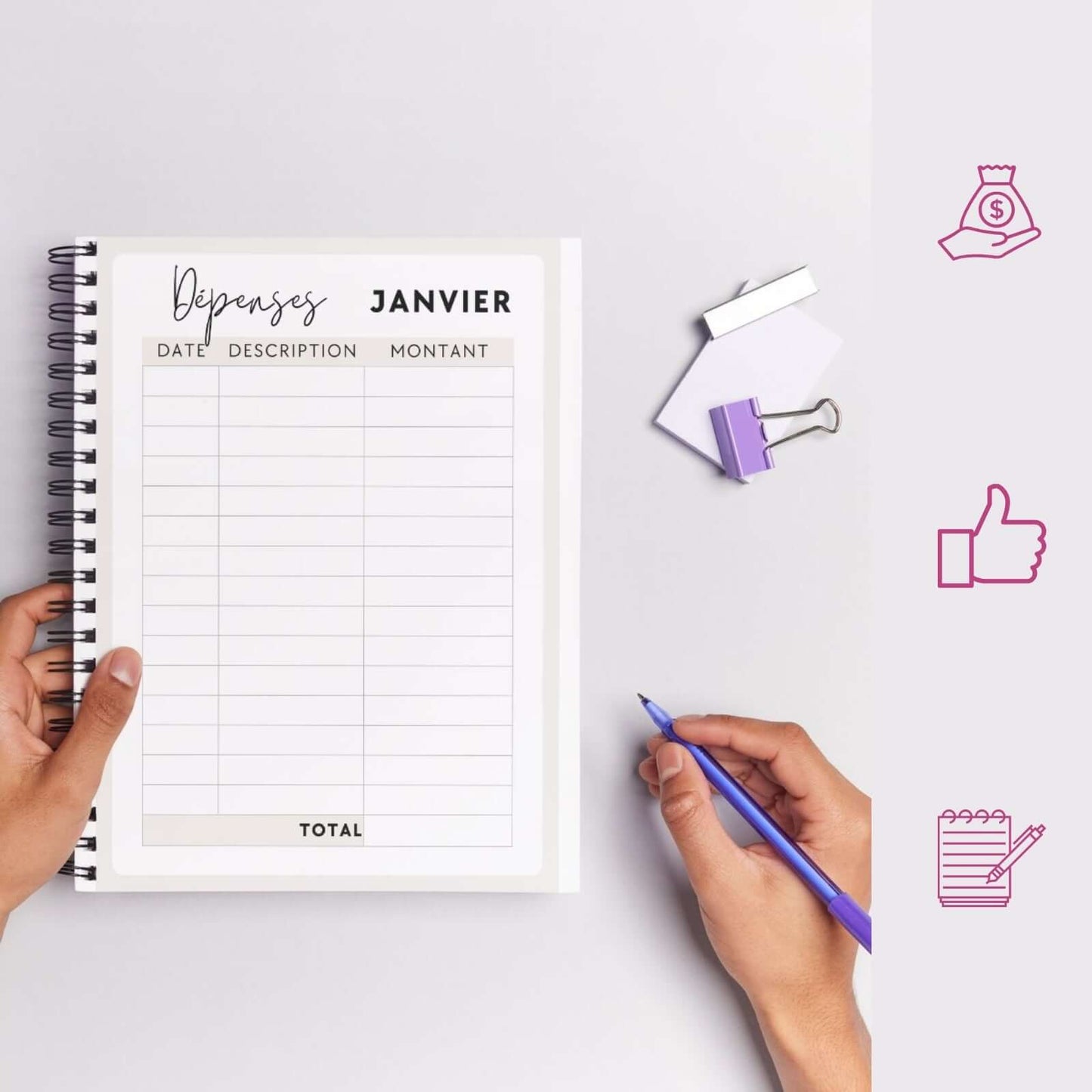 FICHIER DÉPENSES INSTITUT