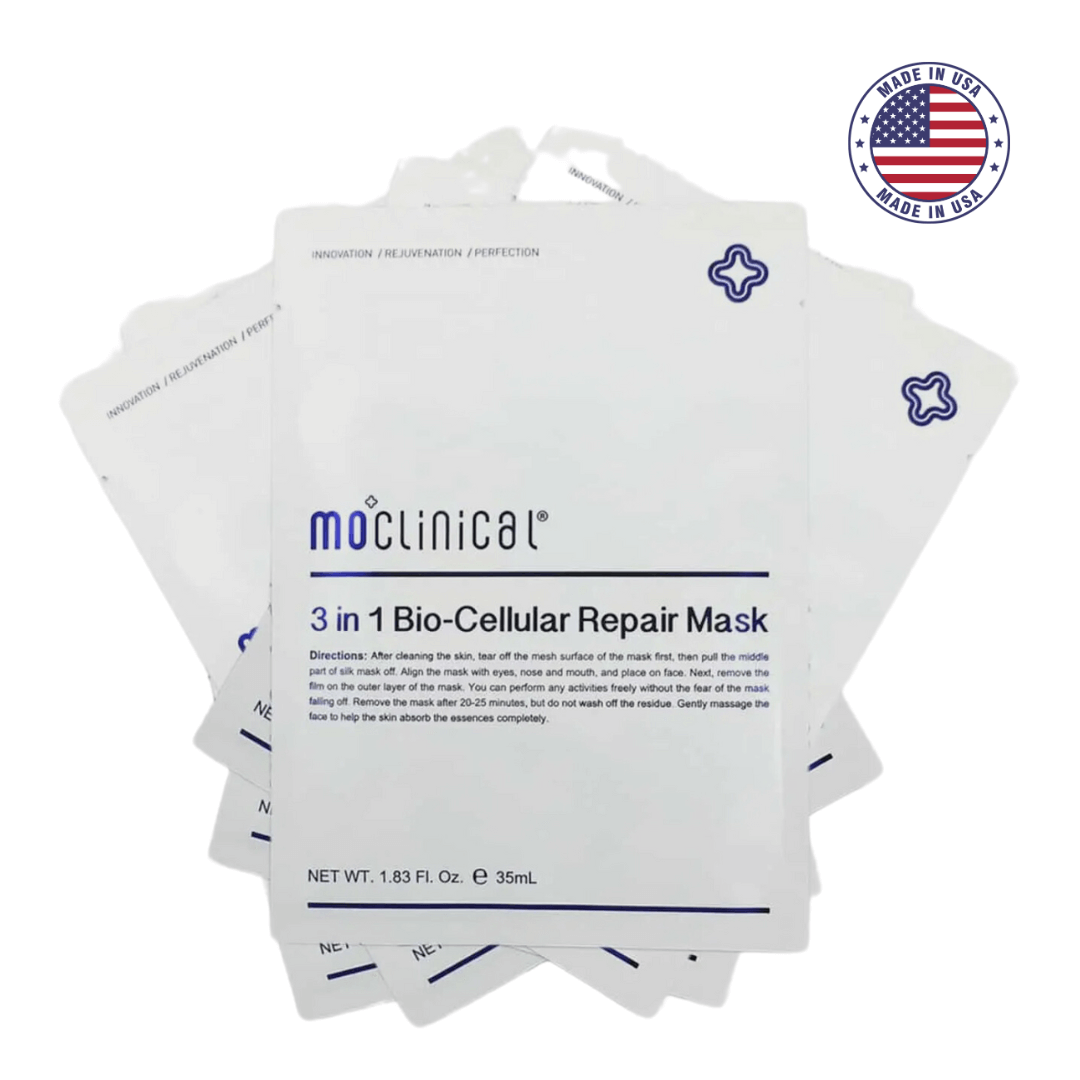 Kit Complet Microneedling - Appareil et Produits Professionnels incluant 3 en 1 Bio-Cellular Repair Mask.