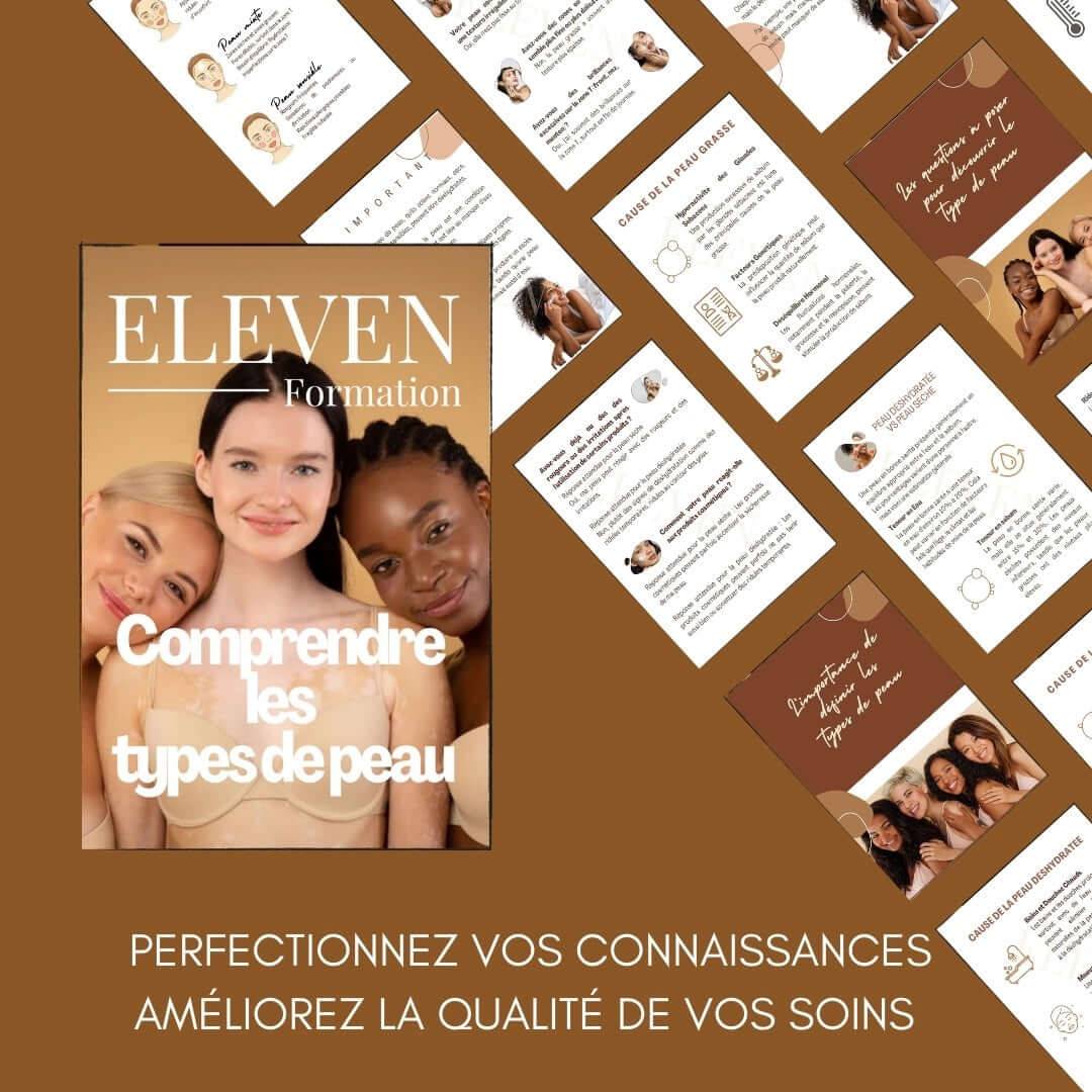 Perfectionnez vos connaissances avec l'e-book 'Comprendre les types de peau'. Guide détaillé pour améliorer la qualité de vos soins esthétiques.