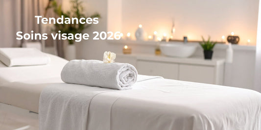 Soin visage professionnel en institut avec technologie esthétique – tendances soins visage 2026