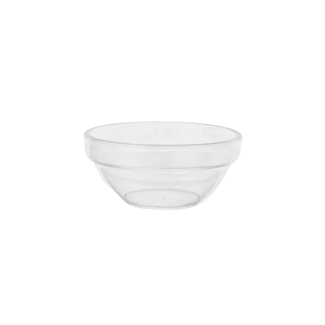 Coupelle en plastique transparente pour soins du visage. Idéale pour mélanger et appliquer sérums, masques et crèmes avec précision.