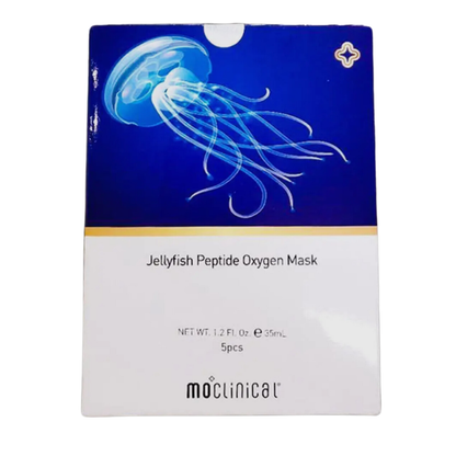 Masque Professionnel Anti-Âge Mo Clinical - Jellyfish Peptide, pour un effet raffermissant et régénérant, réduisant les signes du vieillissement, illumine le teint.