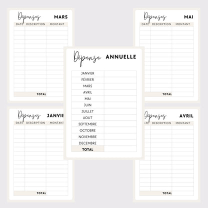 FICHIER DÉPENSES INSTITUT