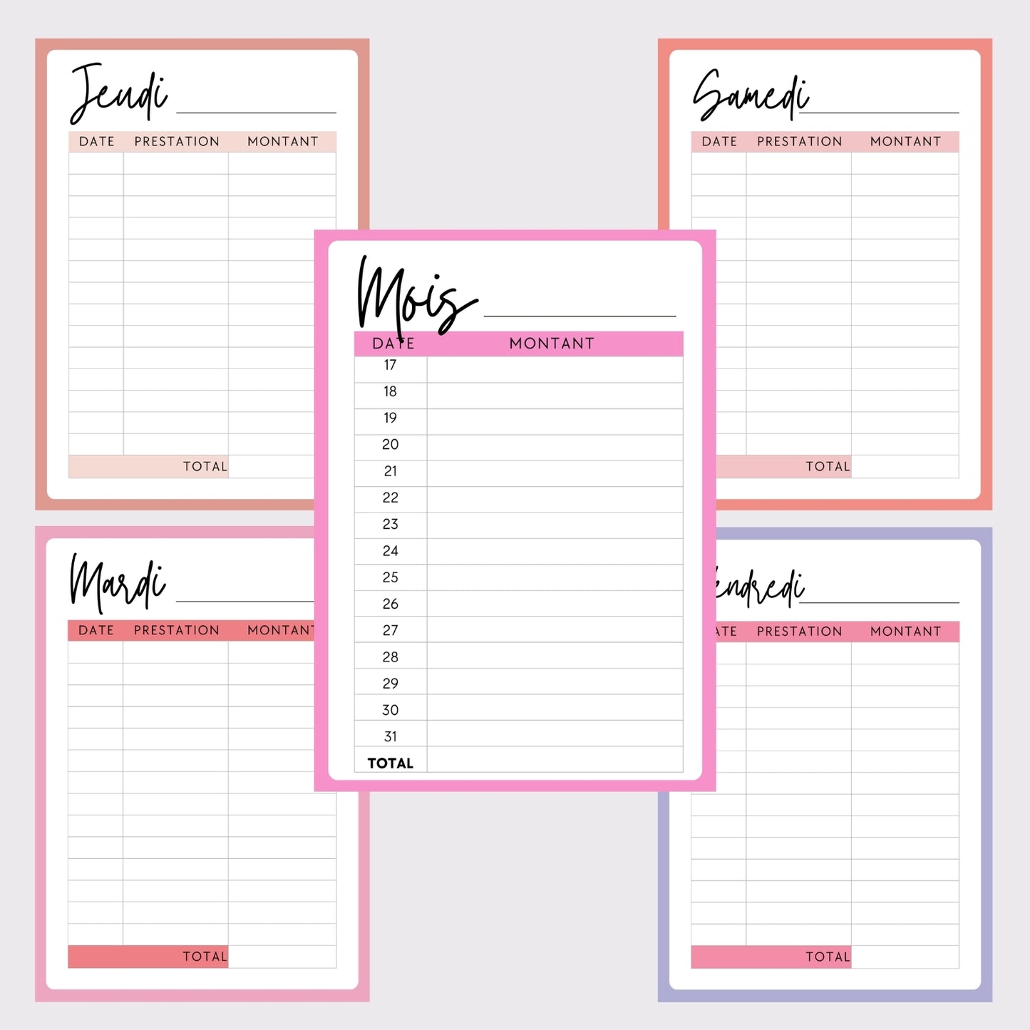 FICHIER CHIFFRE D'AFFAIRE