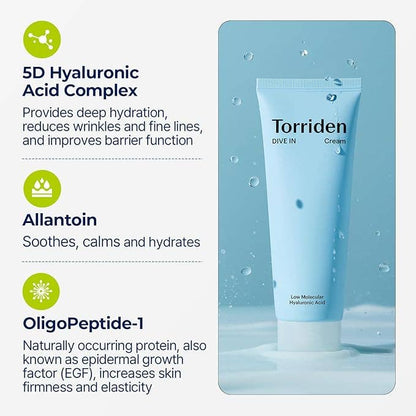Crème Lissante Acide Hyaluronique TORRIDEN 80 ml