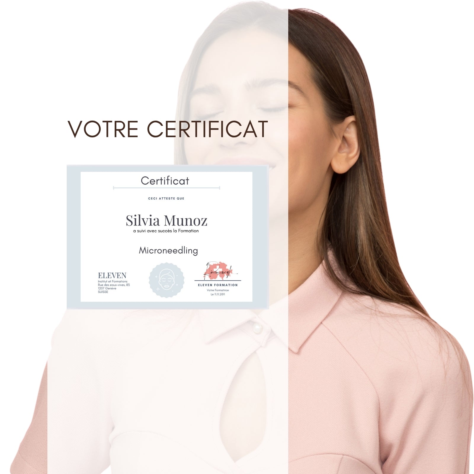 Formation Microneedling + Kit complet avec appareil - certificat de formation de Silvia Munoz