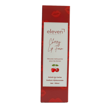 Mousse Nettoyante Lèvres Hydralips – Nettoyage Doux & Hydratation, emballage de 150ml par Eleven Cosmetics.