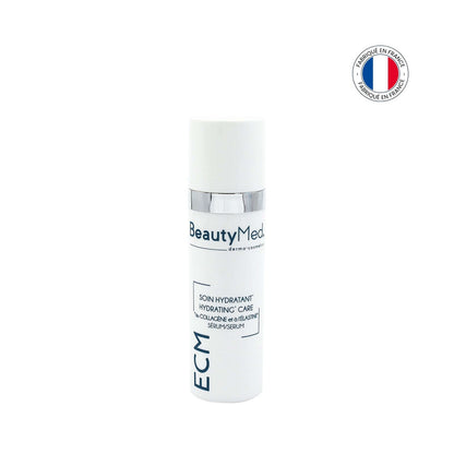 Sérum Beautymed Hydratant Collagène et Elastine en flacon, soin hydratant pour la peau.