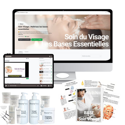 Formation Soin du visage + Kit produits complet BeautyMed