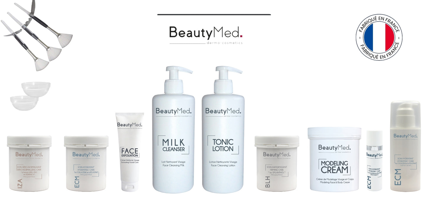 Formation Soin du visage + Kit produits complet BeautyMed fabriqué en france