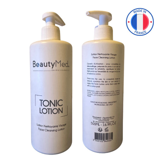 La Lotion Tonique BeautyMed tonifie, hydrate et équilibre la peau, préparant efficacement votre visage pour les soins suivants, idéale pour tous types de peau.