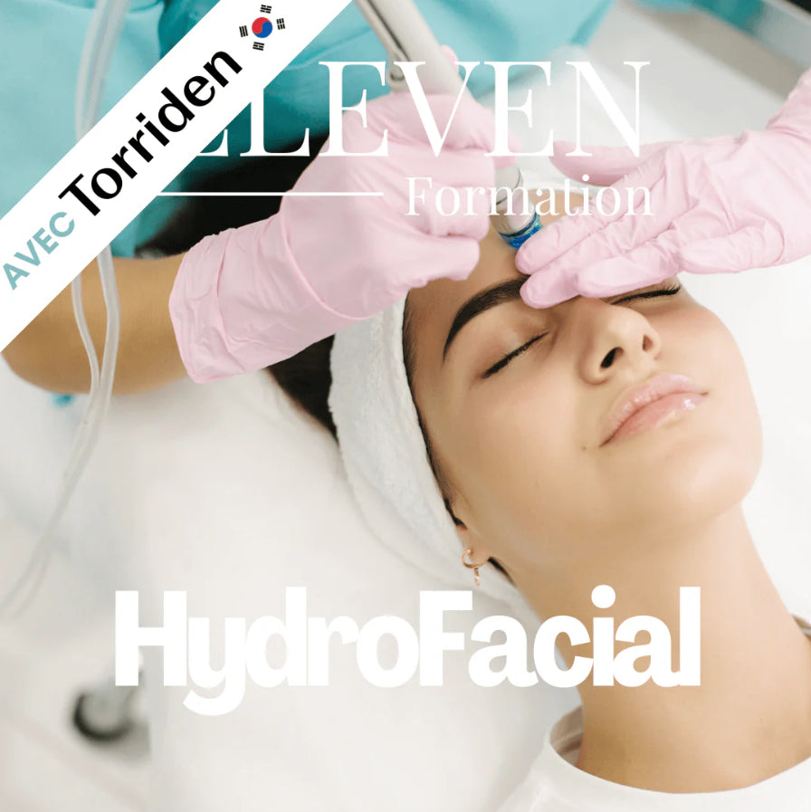 Formation Hydro Facial avec kit complet, protocole et vidéos explicatives. Apprentissage des soins visage avec assistance formatrice.